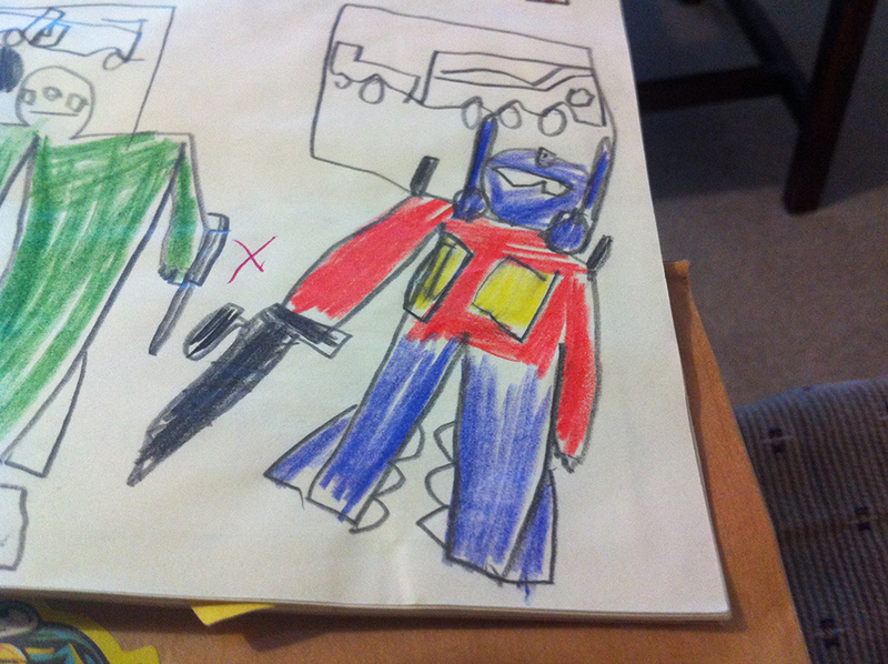 Illustration for article titled A Child's Sketchbook From the 1980s, Preserved For the 21st Century